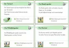 Vorschau - Stationenlernen - Fußball WM 2026 - Wissenskarteien Materialpaket für Klasse 2 - Seite 2