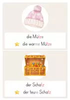 Vorschau - Arbeitsblätter - Schleichdiktat/ Laufdiktat tz | Klasse 1 | 8 Karten - Seite 3
