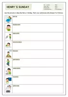 Vorschau - Arbeitsblätter - DAILY ROUTINES - Writing Exercises (2 Versionen / 3-fach differenziert) - Seite 2
