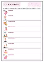Vorschau - Arbeitsblätter - DAILY ROUTINES - Writing Exercise (3-fach differenziert) - Seite 2