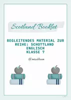 Vorschau - Unterrichtsreihen - Scotland Overview /Begleitmaterial Schottland Booklet - Deckblatt
