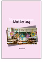 Vorschau - Mal- und Bastelvorlagen - Blumengirlande (Muttertag etc.) - Deckblatt