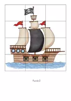Vorschau - Spiele - Puzzlelauf Pirat (7 Puzzles zum Ausdauertraining) - Seite 2