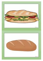 Vorschau - Bildkarten - Lunchtime is Sandwichtime: Bild- und Wortkarten - Seite 2