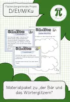 Vorschau - Arbeitsblätter - Projekt und Material zu "Der Bär und das Wörterglitzern" - Deckblatt