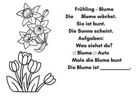 Vorschau - Mal- und Bastelvorlagen - Vertretungsstunden 1./2. Klasse – Lese- und Ausmalmappe Jahreszeiten - Seite 1