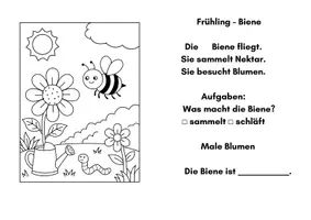 Vorschau - Mal- und Bastelvorlagen - Vertretungsstunden 1./2. Klasse – Lese- und Ausmalmappe Jahreszeiten - Seite 2