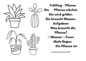 Vorschau - Mal- und Bastelvorlagen - Vertretungsstunden 1./2. Klasse – Lese- und Ausmalmappe Jahreszeiten - Seite 3