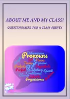 Vorschau - Arbeitsblätter - About me and my class - Questionnaire for a Class Survey - Deckblatt