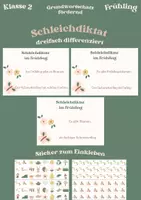 Vorschau - Stundenentwürfe - Schleichdiktat Frühling/Ostern Klasse 2/DaZ/DaF (GWS) - Deckblatt