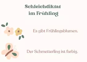 Vorschau - Stundenentwürfe - Schleichdiktat Frühling/Ostern Klasse 2/DaZ/DaF (GWS) - Seite 3