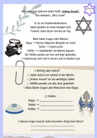 Vorschau - Unterrichtsreihen - Judentum Lerntheke, Stationsarbeit, Stationenlernen, Synagoge, Koscher - Seite 3