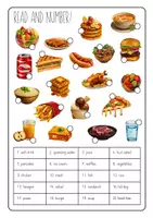 Vorschau - Arbeitsblätter - Food / At the restaurant - Materialpaket - Seite 2
