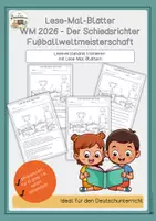 Vorschau - Arbeitsblätter - Lese-Mal-Blätter WM 2026 - Der Schiedsrichter - Deckblatt
