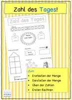 Vorschau - Arbeitsblätter - Zahl des Tages ZR 10 - Deckblatt