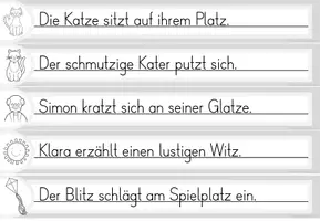 Vorschau - Spiele - Laufdiktat "-tz" für die 1. Klasse - Seite 3