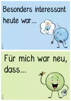 Vorschau - Aufgabenkarten - Stundenreflexion - Reflexionsfragen im Schulalltag - Seite 2
