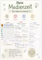 Vorschau - Arbeitsblätter - Meine Medienzeit – Beobachten & Reflektieren - Deckblatt