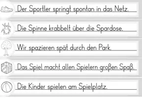 Vorschau - Arbeitsblätter - Laufdiktat Buchstabe Sp sp für die 1. Klasse - Seite 3