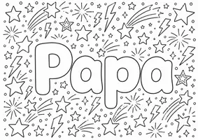 Vorschau - Mal- und Bastelvorlagen - Materialpaket Mama&Papa - Ausmalbilder - Seite 1