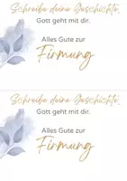 Vorschau - Mal- und Bastelvorlagen - Karten zur Firmung mit Geschenkidee - Seite 1