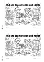 Vorschau - Arbeitsblätter - Ethik - Teilen und Helfen Klasse 2 - LH6 Werterziehung - Seite 1