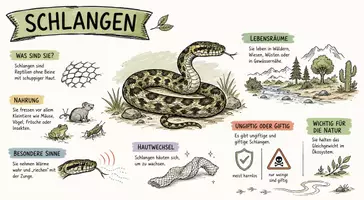Vorschau - Arbeitsblätter - Lernposter + Arbeitsblätter zum Thema "Schlangen" + Lösung & MP3 + Mindmap + Infografik - Seite 2