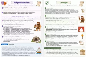 Vorschau - Stundenentwürfe - Lernzettel Deutsch- Mythen und Sagen + Lernpaket 2 - Seite 2