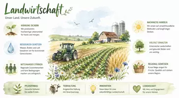 Vorschau - Arbeitsblätter - Lernposter + Arbeitsblatt "Landwirtschaft" + Onlineübung & MP3 + Mindmap + Infografik - Seite 2