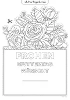Vorschau - Arbeitsblätter - Muttertags-Blumenstrauß 🌸 💐 zum Basteln für einen besonderen Menschen - Seite 2