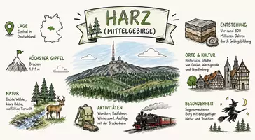 Vorschau - Arbeitsblätter - Lernposter + Arbeitsblätter zum Thema "Harz" + Lösung & MP3 + Mindmap + Infografik - Seite 2