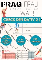 Vorschau - Stundenentwürfe - Dativ-Karten 2! FÜR PROFIS! 64 Karten, Vokabeltabellen und Arbeitsblätter - Deckblatt