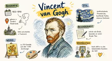 Vorschau - Arbeitsblätter - Lernposter + Arbeitsblatt "Vincent van Gogh" + Onlineübung & MP3 + Mindmap + Infografik - Seite 2