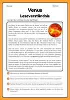 Vorschau - Arbeitsblätter - Das Sonnensystem Sachtexte + Leseverständnis - Seite 2