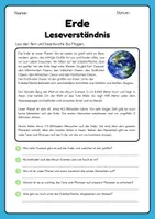 Vorschau - Arbeitsblätter - Das Sonnensystem Sachtexte + Leseverständnis - Seite 3
