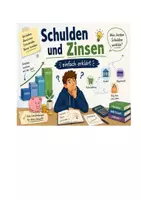 Vorschau - Unterrichtsreihen - Schulden und Zinsen einfach erklärt - Deckblatt
