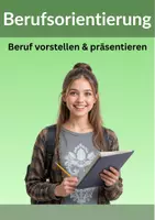 Vorschau - Arbeitsblätter - Berufswahl - Beruf vorstellen & präsentieren - Deckblatt