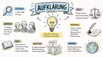 Vorschau - Arbeitsblätter - Lernposter + Arbeitsblätter zum Thema "Aufklärung" (Lückentext, Hörverstehen) + Lösung & MP3 + Mindmap + Infografik - Seite 2