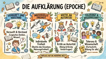 Vorschau - Arbeitsblätter - Lernposter + Arbeitsblatt "Aufklärung" + Onlineübung & MP3 + Mindmap + Infografik - Seite 2