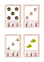 Vista previa - Tarjetas / Manipulativos - Asociación de cantidades 1-5 (Navidad) - Portada
