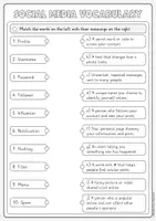 Vorschau - Arbeitsblätter - Social Media Vocabulary Worksheet | Englisch Wortschatz - Seite 2