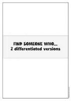 Vorschau - Spiele - Find Someone Who Englisch – Social Media Sprechspiel, Present Perfect - Seite 1