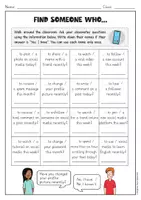 Vorschau - Spiele - Find Someone Who Englisch – Social Media Sprechspiel, Present Perfect - Seite 3