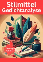 Vorschau - Arbeitsblätter - Stilmittel erkennen und deuten - Deckblatt