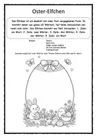 Vorschau - Stundenentwürfe - Elfchen zu Ostern: Ein Osterelfchen schreiben - Seite 1