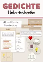 Vorschau - Stundenentwürfe - Gedichte - Materialpaket - Seite 1