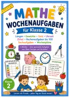 Vorschau - Arbeitsblätter - Großes Mathe-Materialpaket Klasse 2 Längen, Gewichte, Geld, Uhrzeit, Zirkel, Wochenpläne, Rechnen bis 100, Sachaufgaben - Seite 1