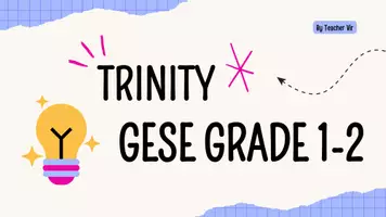 Vista previa - Unidades / Secuencias / Situaciones de Aprendizaje - TRINITY GESE Grade 1 & 2 Presentation and Question Bank - página 1