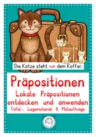 Vorschau - Arbeitsblätter - Einführung: Lokale Präpositionen - Deckblatt