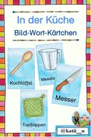 Vorschau - Bildkarten - In der Küche - Wort-Bild-Kärtchen - Deckblatt